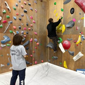 登り方のレクチャー